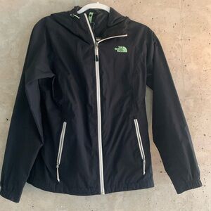 North Face Outer Shell, Black / Green, Size S